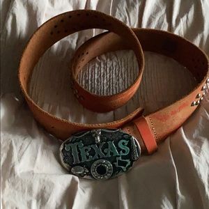 GAP Leather Texas Belt